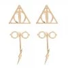 Bioworld Harry Potter Double Drop Earring Set