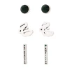 Bioworld Harry Potter Slytherin 3Pc Earrings Set New