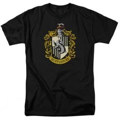 Trevco Men’S Harry Potter Hufflepuff Crest Tee New