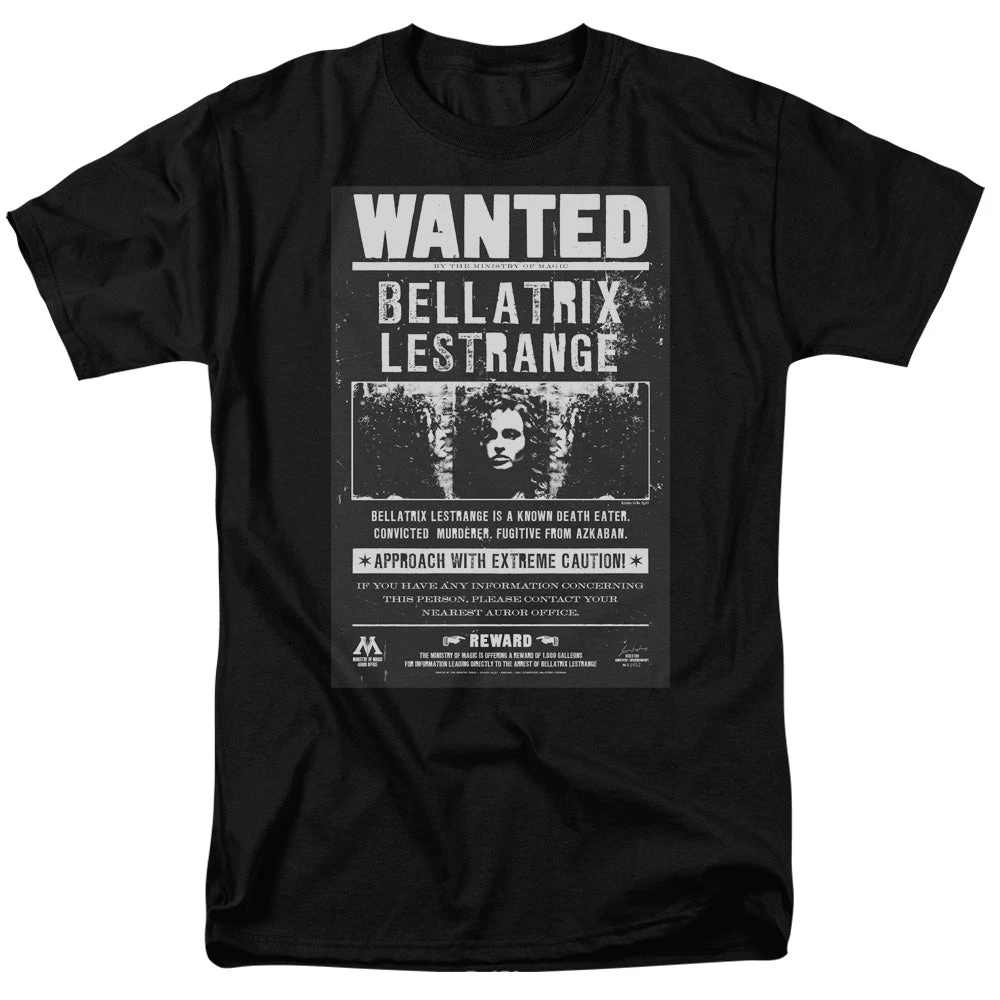 Trevco Men's Harry Potter Wanted Bellatrix Tee 1 Trevco Men's Harry Potter Wanted Bellatrix Tee