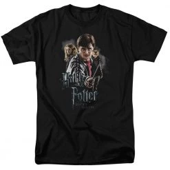 Trevco Men's Harry Potter Deathly Hollows Cast Tee New