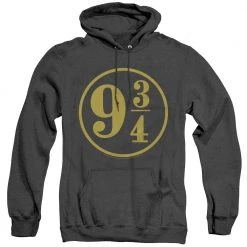 Trevco New Men's Harry Potter 9 3/4 Heather Pullover Hoodie