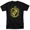 Trevco New Men's Harry Potter Hufflepuff Crest Tee