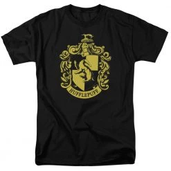 Trevco New Men's Harry Potter Hufflepuff Crest Tee