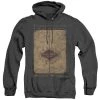 Trevco New Men's Harry Potter Marauders Map Words Heather Pullover Hoodie