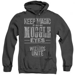 Trevco New Men's Harry Potter Wizards Unite Hidden Magic Heather Pullover Hoodie