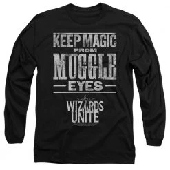 Trevco New Men's Harry Potter Wizards Unite Hidden Magic Long Sleeve Tee