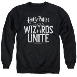 Trevco New Men's Harry Potter Wizards Unite Logo Crewneck Sweatshirt
