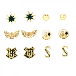 Bioworld Harry Potter Slytherin 6Pc Earring Set