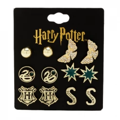 Bioworld Harry Potter Slytherin 6Pc Earring Set