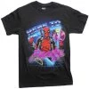 Mad Engine Men's Marvel Deadpool Here To Party Tee New