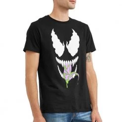 Bioworld New Men's Marvel Venom Smile Tee