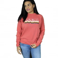Junk Food Women's Long Sleeve Lover Rainbow Pullover Sweatshirt New