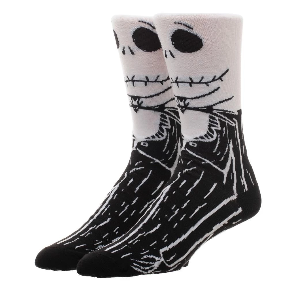 Bioworld New Disney The Nightmare Before Christmas Jack 360 Character Crew Socks 1 Bioworld New Disney The Nightmare Before Christmas Jack 360 Character Crew Socks