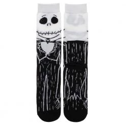 Bioworld New Disney The Nightmare Before Christmas Jack 360 Character Crew Socks