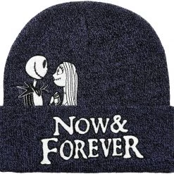 Bioworld The Nightmare Before Christmas Jack & Sally Peek-A-Boo Beanie