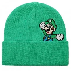 Bioworld New Nintendo Luigi Peek-A-Boo Beanie
