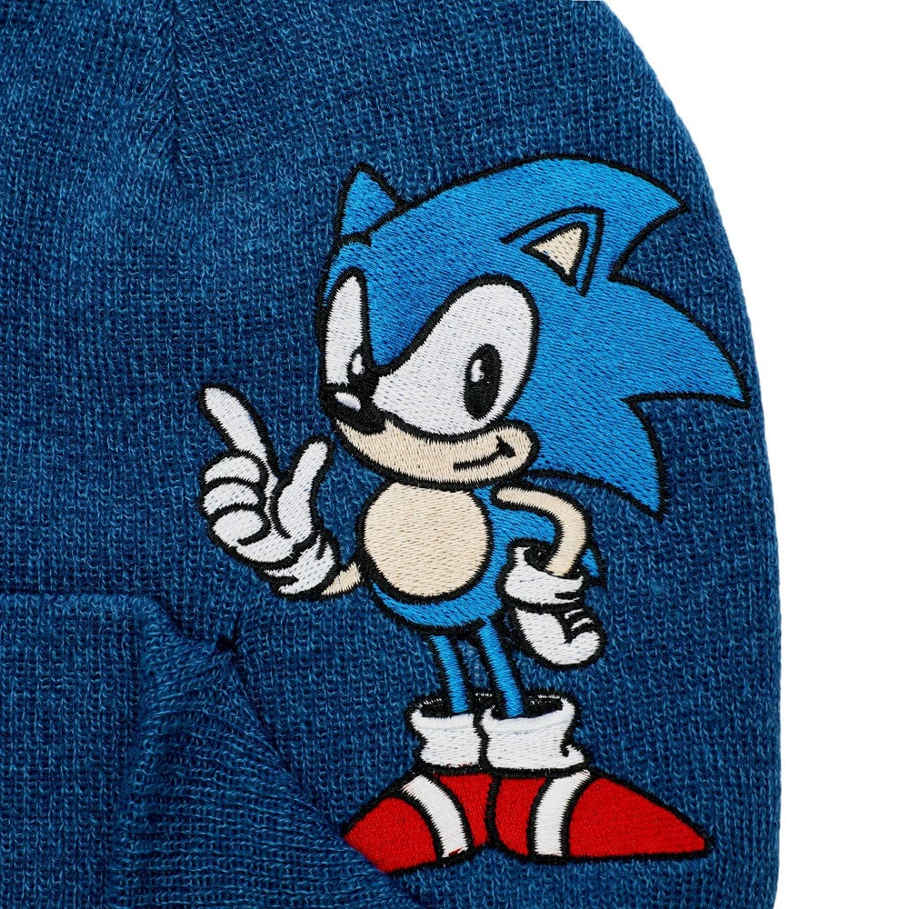 Bioworld Sonic The Hedgehog Peek-A-Boo Beanie New 3 Bioworld Sonic The Hedgehog Peek-A-Boo Beanie New