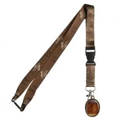 Bioworld New Jurassic Park Lanyard With Amber Mosquito Metal Charm