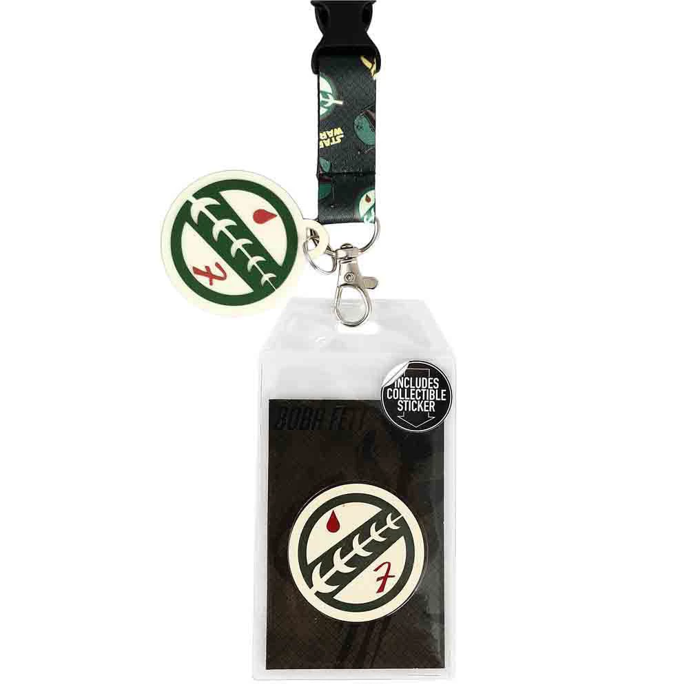 Bioworld Star Wars Boba Fett Lanyard 2 Bioworld Star Wars Boba Fett Lanyard