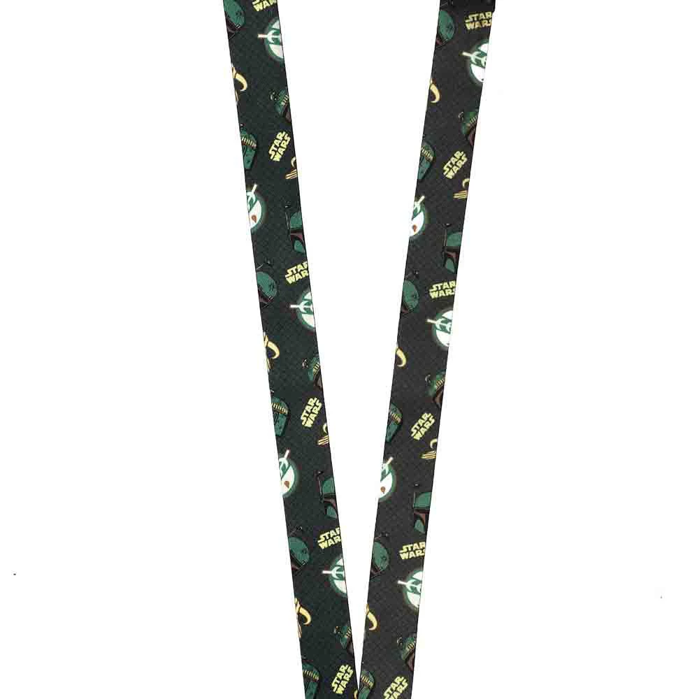 Bioworld Star Wars Boba Fett Lanyard 3 Bioworld Star Wars Boba Fett Lanyard