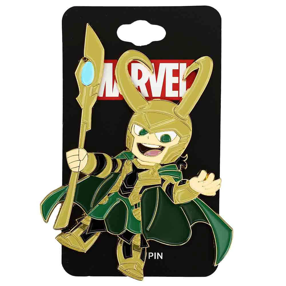 Bioworld New Marvel Loki Chibi 3 In. Lapel Pin 2 Bioworld New Marvel Loki Chibi 3 In. Lapel Pin