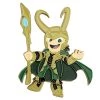 Bioworld New Marvel Loki Chibi 3 In. Lapel Pin