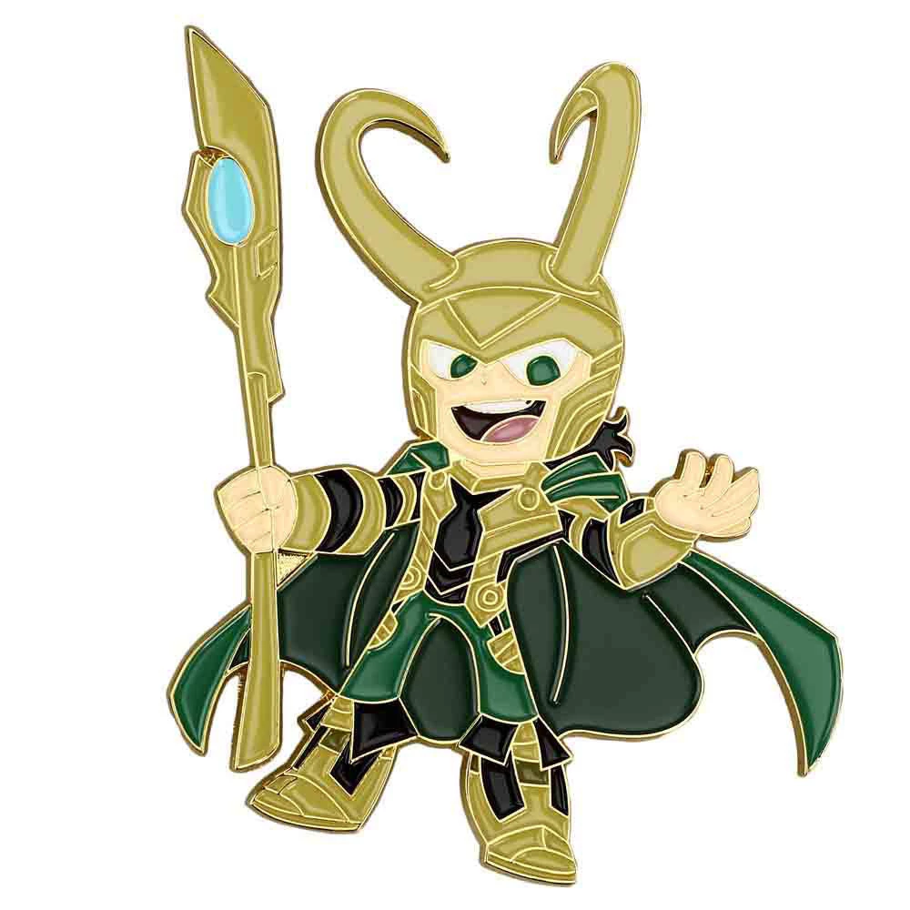 Bioworld New Marvel Loki Chibi 3 In. Lapel Pin 1 Bioworld New Marvel Loki Chibi 3 In. Lapel Pin