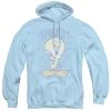 Trevco Men's Looney Tunes Tweety Fade Pullover Hoodie