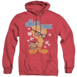 Trevco New Men's Looney Tunes One Smart Chick Heather Pullover Hoodie