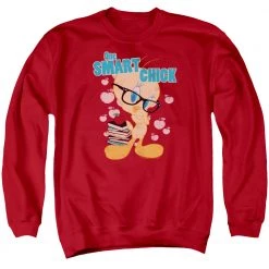 Trevco Men's Looney Tunes One Smart Chick Sweatshirt New