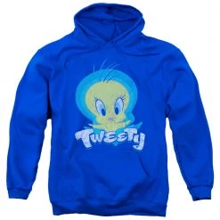 Trevco New Men's Looney Tunes Tweety Swirl Pullover Hoodie