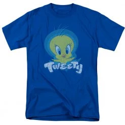 Trevco New Men's Looney Tunes Tweety Swirl Tee