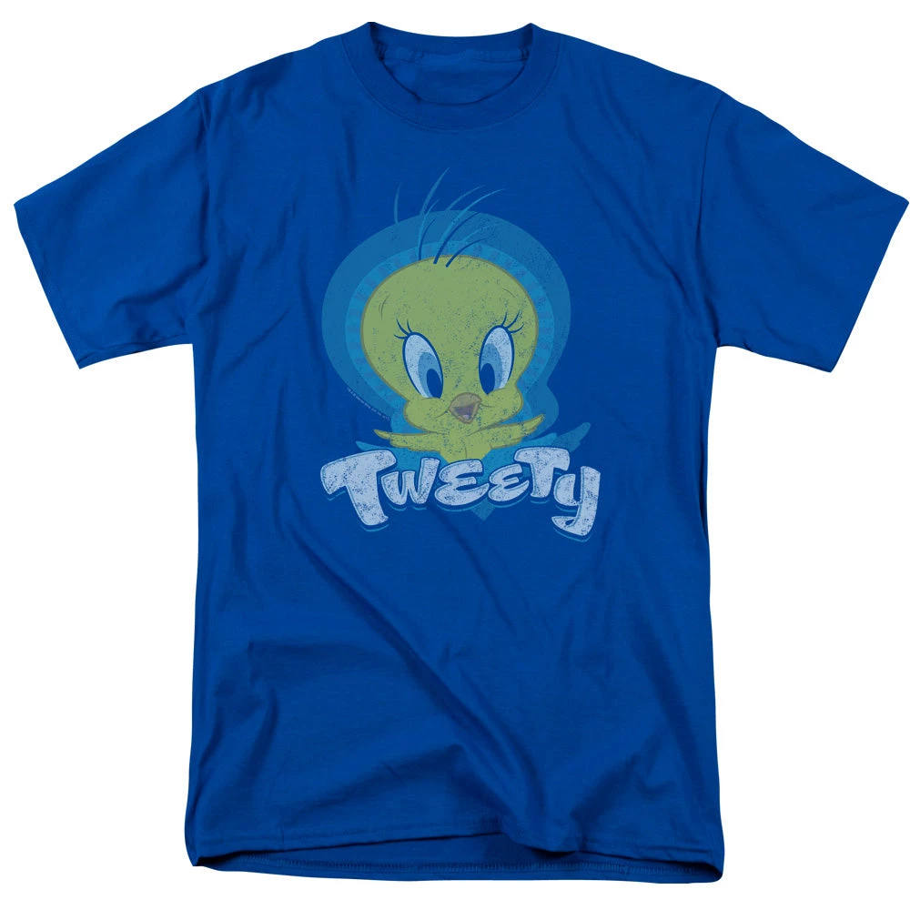 Trevco New Men's Looney Tunes Tweety Swirl Tee 1 Trevco New Men's Looney Tunes Tweety Swirl Tee