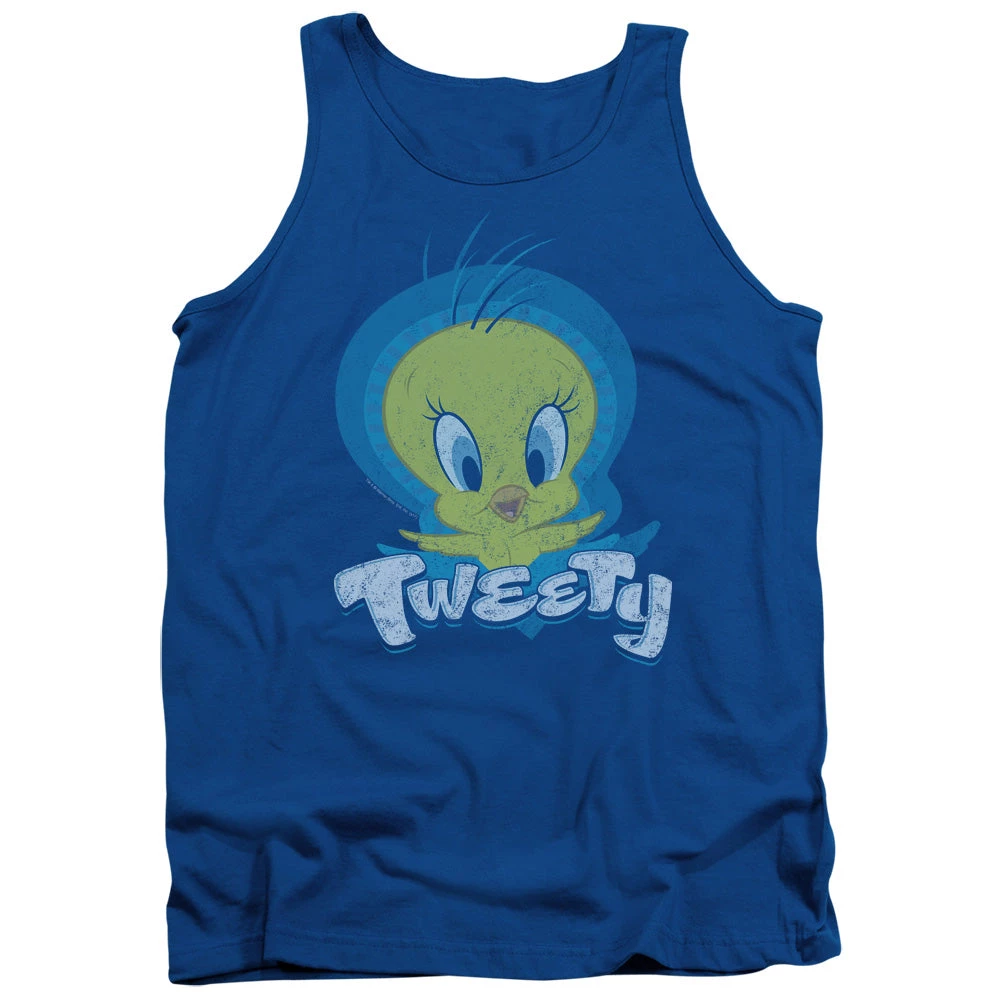 Trevco New Men's Looney Tunes Tweety Swirl Tank Top 1 Trevco New Men's Looney Tunes Tweety Swirl Tank Top