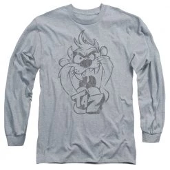Trevco Men's Looney Tunes Faded Taz Long Sleeve Tee New