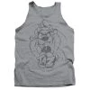 Trevco Men's Looney Tunes Faded Taz Tank Top New