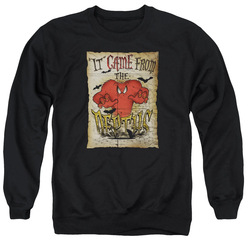 Trevco New Men's Looney Tunes The Depths Sweatshirt 1 Trevco New Men's Looney Tunes The Depths Sweatshirt