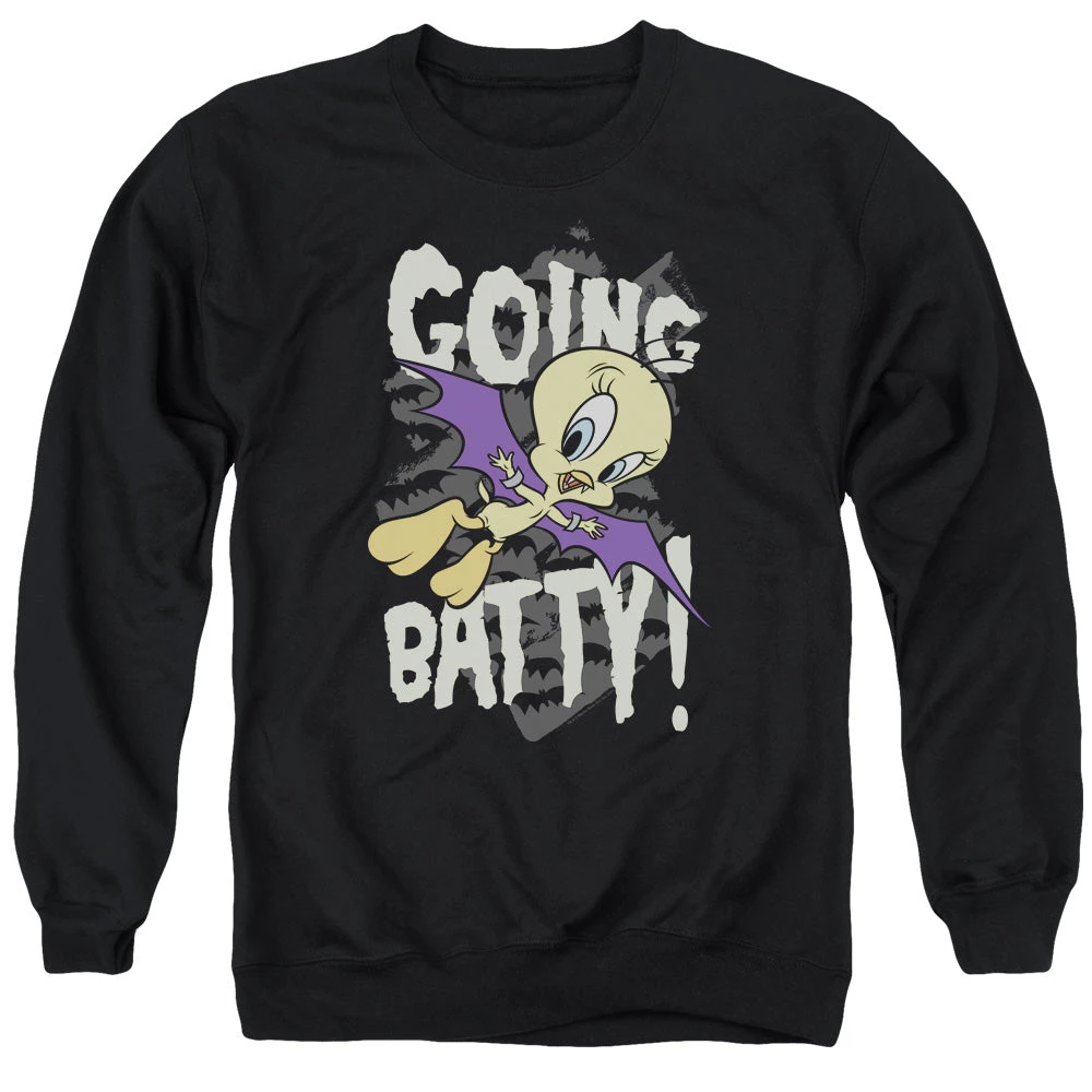 Trevco Men's Looney Tunes Going Batty Sweatshirt 1 Trevco Men's Looney Tunes Going Batty Sweatshirt