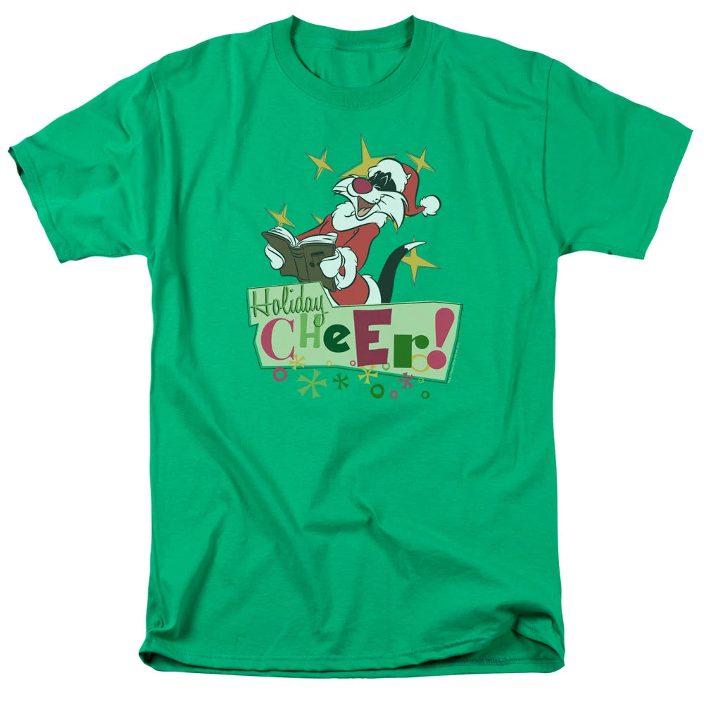Trevco New Men's Looney Tunes Cheer Sylvester Tee 1 Trevco New Men's Looney Tunes Cheer Sylvester Tee