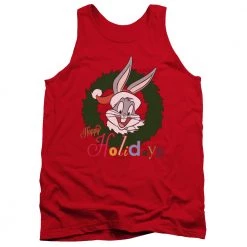 Trevco Men's Looney Tunes Holiday Bunny Tank Top New