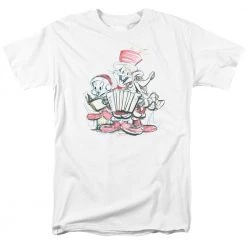 Trevco Men's Looney Tunes Holiday Sketch Tee