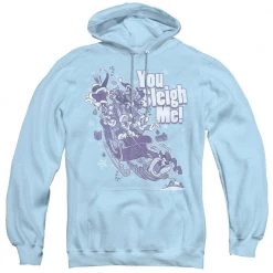 Trevco New Men's Looney Tunes You Sleigh Me Pullover Hoodie