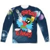 Trevco Men's Looney Tunes Disintegrate Sublimated Long Sleeve Tee