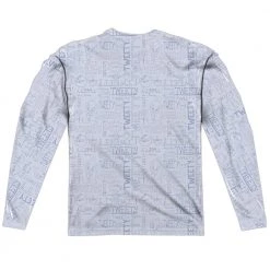 Trevco Men's Looney Tunes Tweety Girl Sublimated Long Sleeve Tee