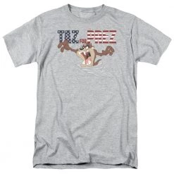 Trevco Men's Looney Tunes Taz For Prez 3 Tee New