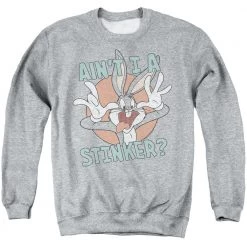 Trevco New Men's Looney Tunes Ain'T I A Stinker Crewneck Sweatshirt