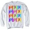 Trevco New Men's Looney Tunes Bugs Tiles Sweatshirt