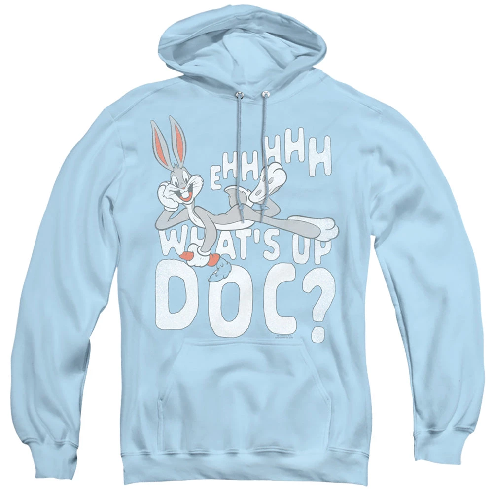 Trevco Men's Looney Tunes Whats Up Pullover Hoodie 1 Trevco Men's Looney Tunes Whats Up Pullover Hoodie