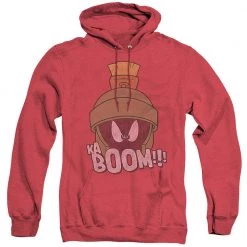 Trevco Men's Looney Tunes Kaboom Heather Pullover Hoodie